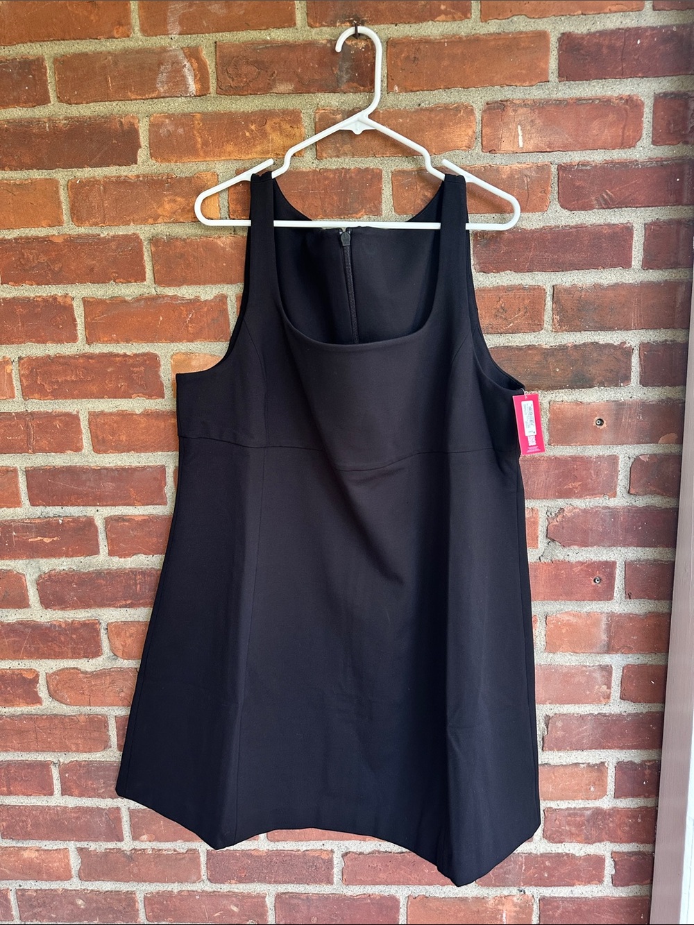 New with Tags SPANX Black Sleeveless Square Neck Mini Dress 2X NWT